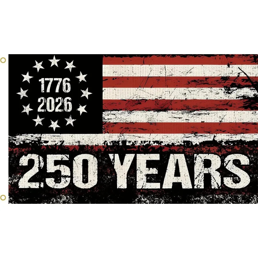 USA 250th Anniversary Flag Banner Tapestry For Patriotic Home Decor
