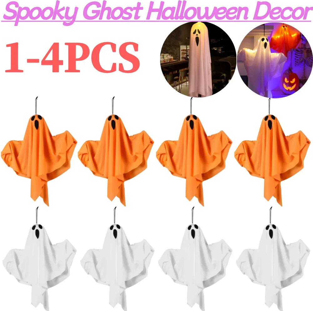 VKTECH Halloween LED Hanging Ghost Light Waterproof IP65 Door Decoration