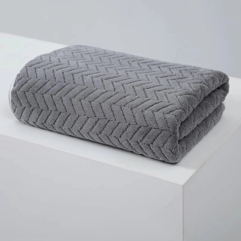 Soft Absorbent Microfiber Bath Towels For Home And Hotel