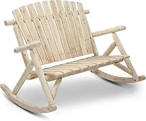 Fir Wood Adirondack Rocker Outdoor Rocking Chair Furniture