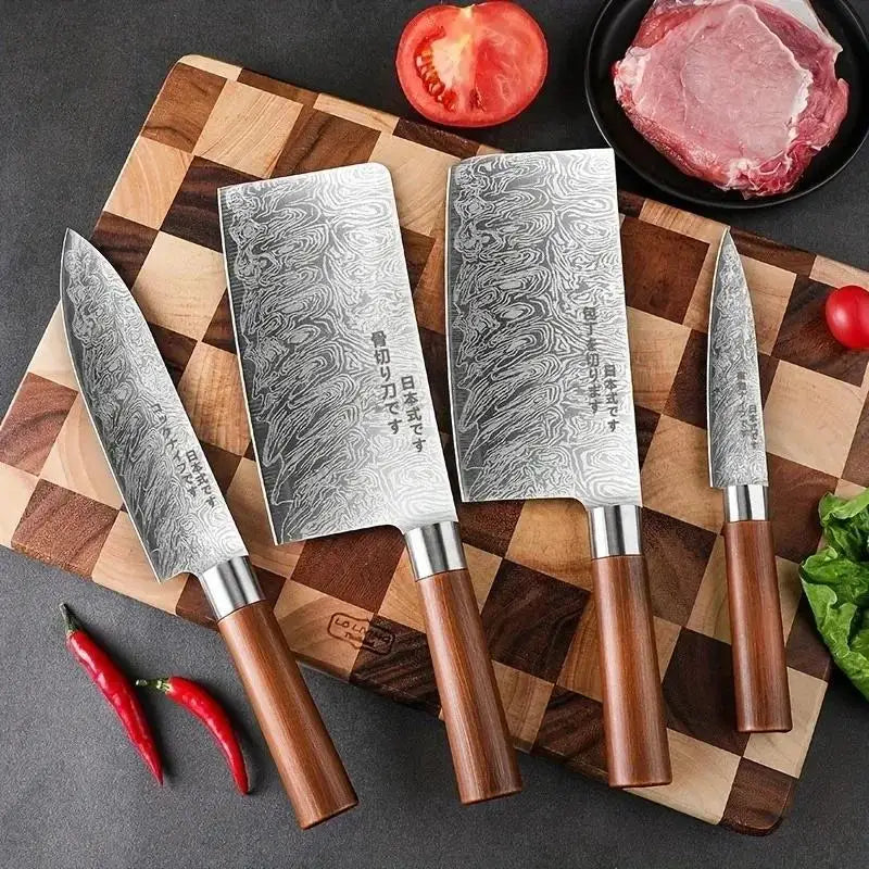 Feature Japanese Kitchen Knife Set Multi-Function Chef's Knife