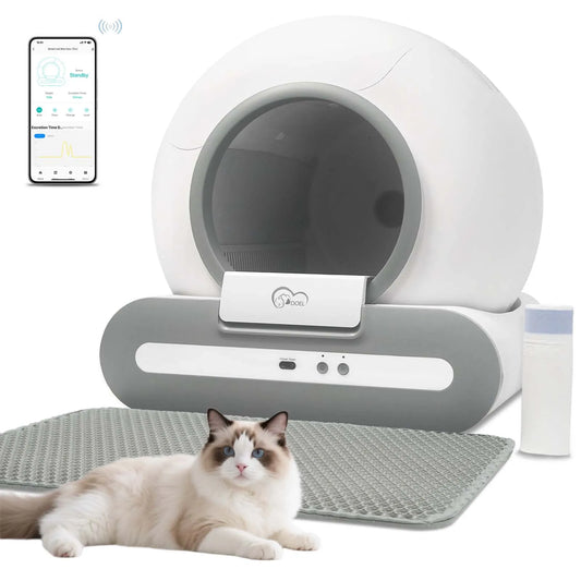 DOEL Self Cleaning Cat Litter Box With App Control 2 4G WiFi