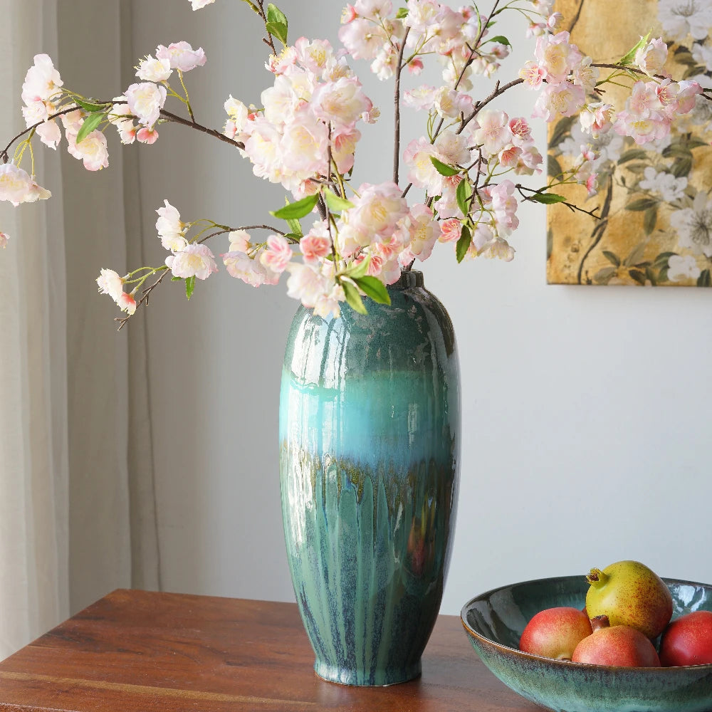 Modern Decorative Ceramic Vase for Flowers and Elegant Home Decor
