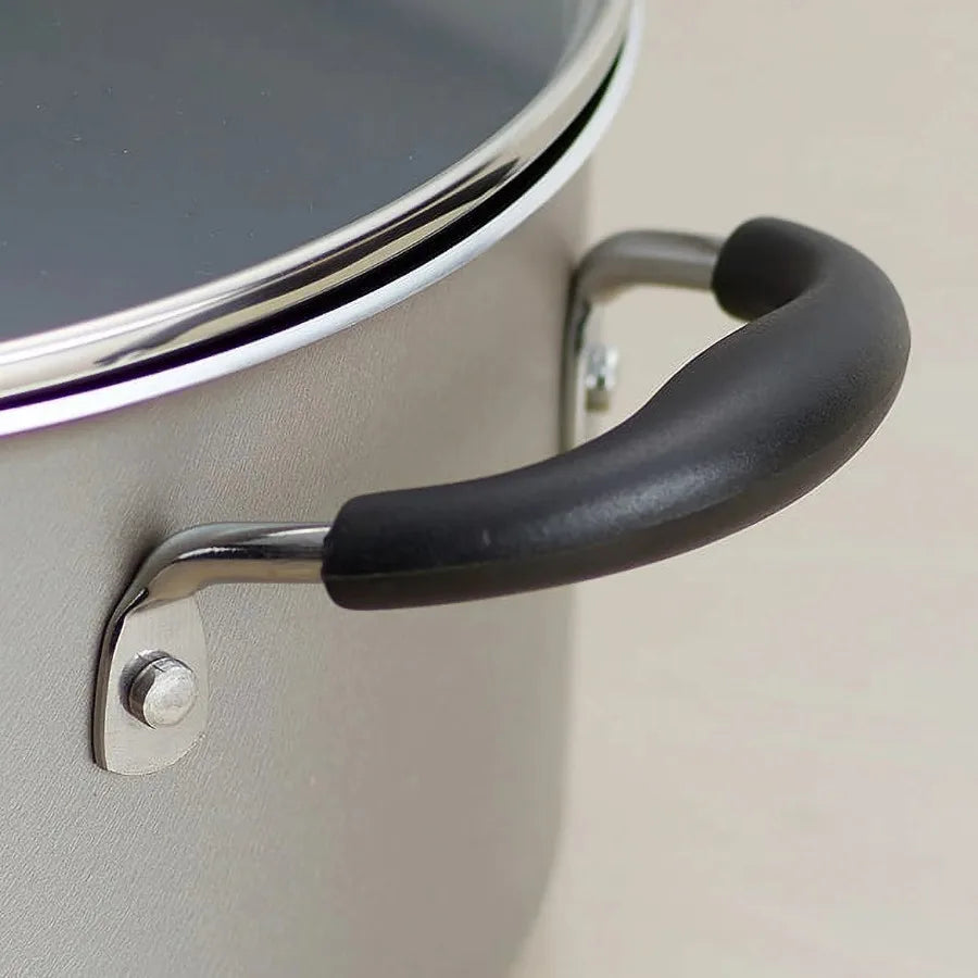 9-Piece Nonstick Cookware Set With Tempered Glass Lids