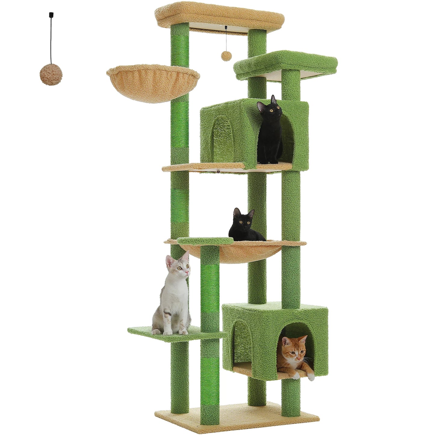 PAWZ Road Tall Cat Tree Large Multi Level Cat Condo