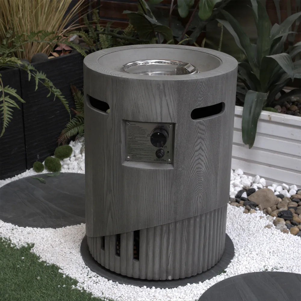 32,000 BTU CSA Certified Gas Fire Pit With Lava Stone