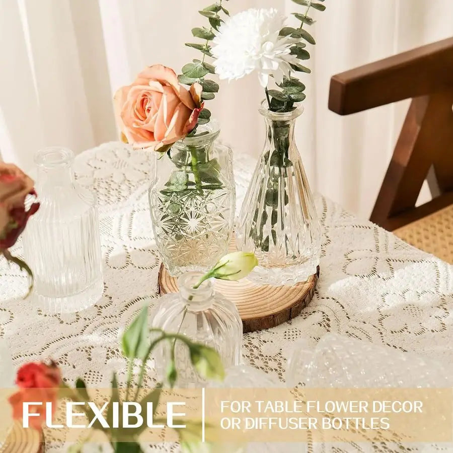 32 Piece Bud Vase Set Vintage Glass Vases For Wedding Centerpieces