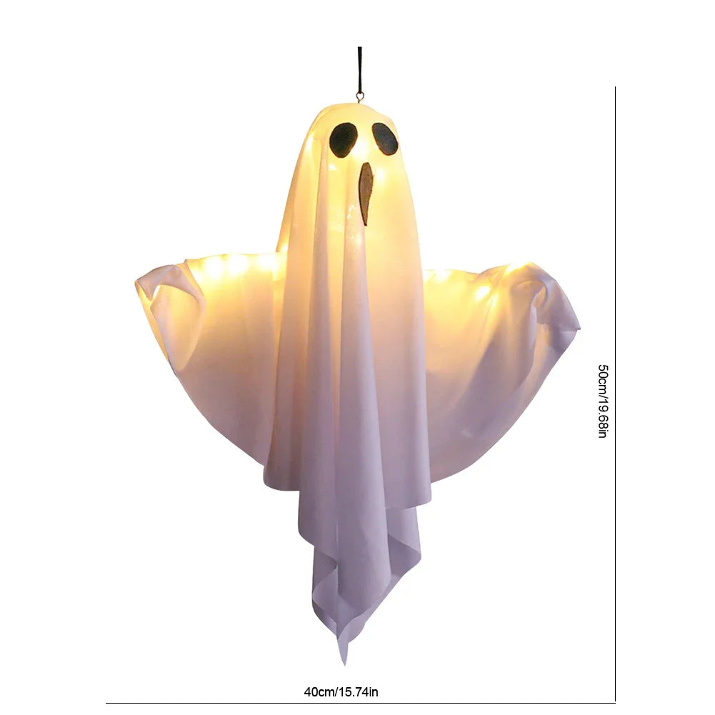 VKTECH Halloween LED Hanging Ghost Light Waterproof IP65 Door Decoration