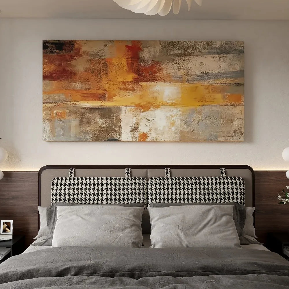 Modern Horizontal Abstract Art Deco Canvas Poster Decor