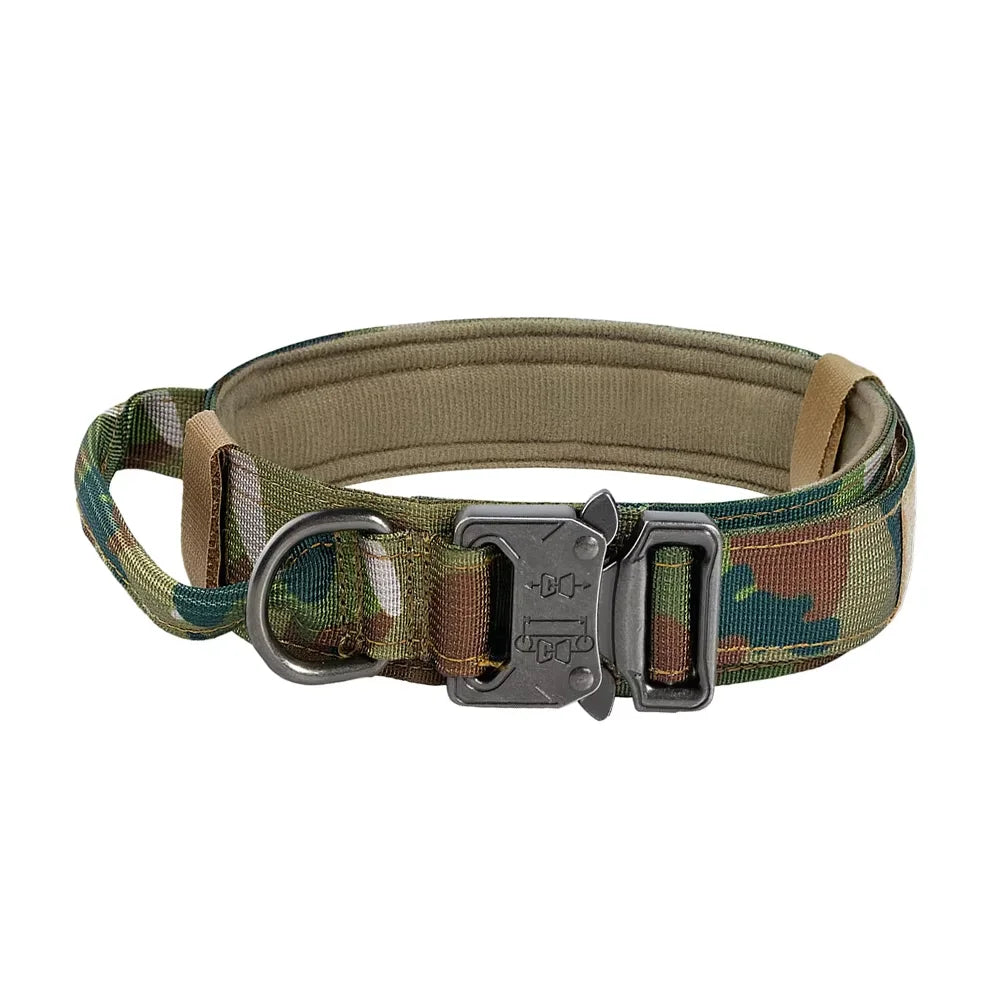 Dog Training Collar And Leash Set, Adjustable Tactical Collar