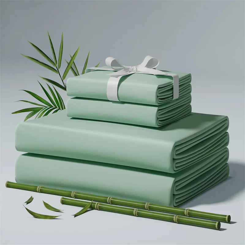 Premium Organic Bamboo Bed Sheet Set For Luxurious Bedrooms
