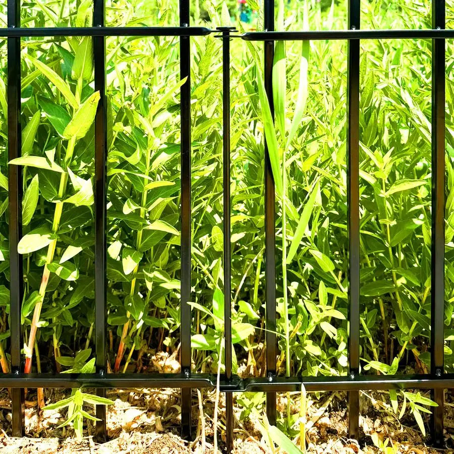 Decorative Wrought Iron Garden Fence Panels For Outdoor Border