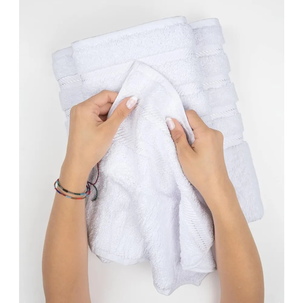 Turkish Cotton Bath Towels Four-Piece Set For Kitchen And Bath