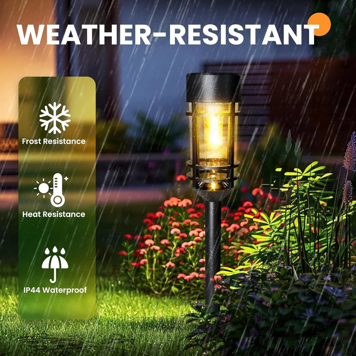 SZRSTH Outdoor Solar Street Lights Waterproof Landscape Path Lighting