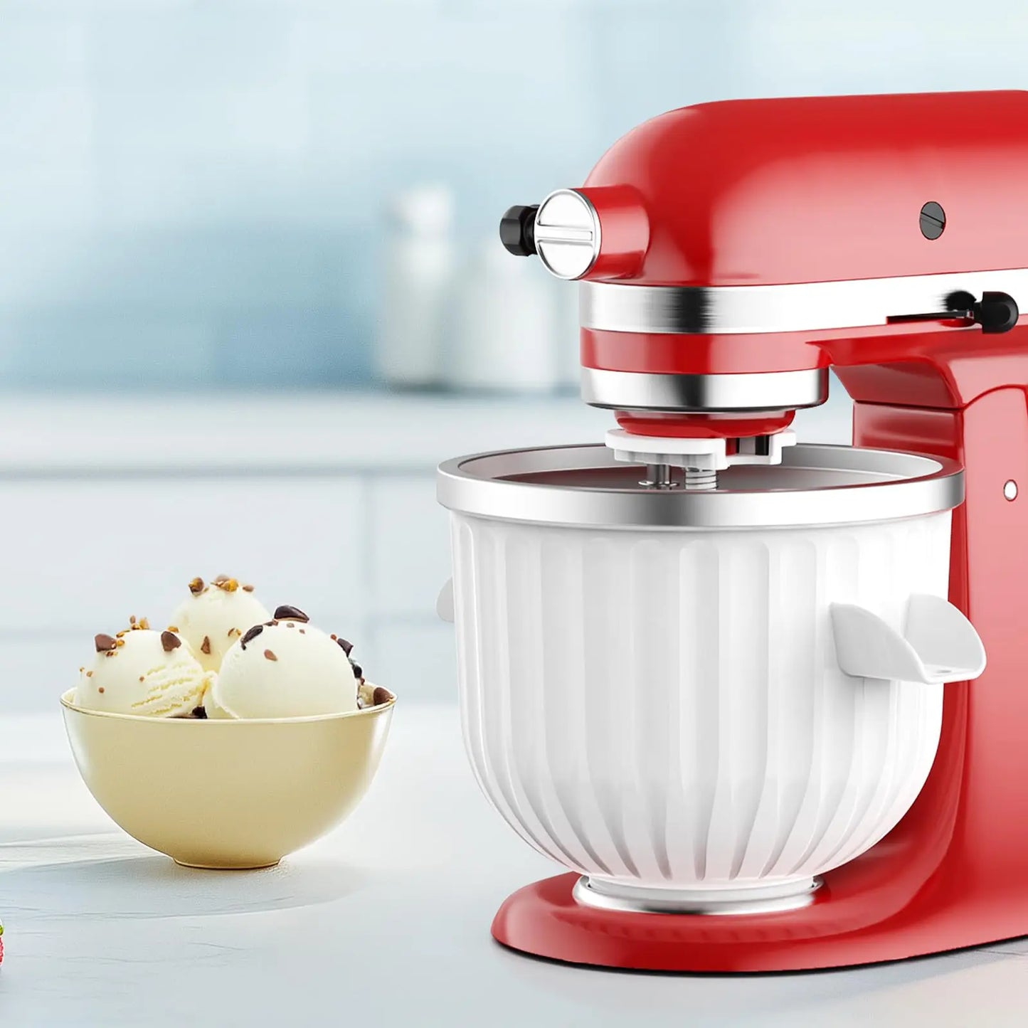 Ice Cream Maker Attachment for KitchenAid Stand Mixer